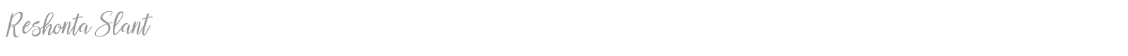 Reshonta font preview
